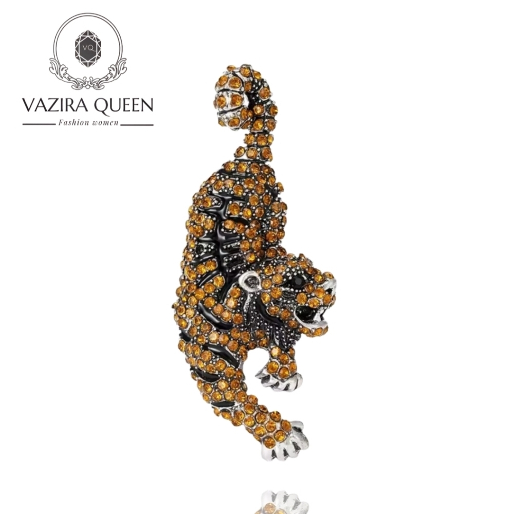 VQ Tiger Brooch